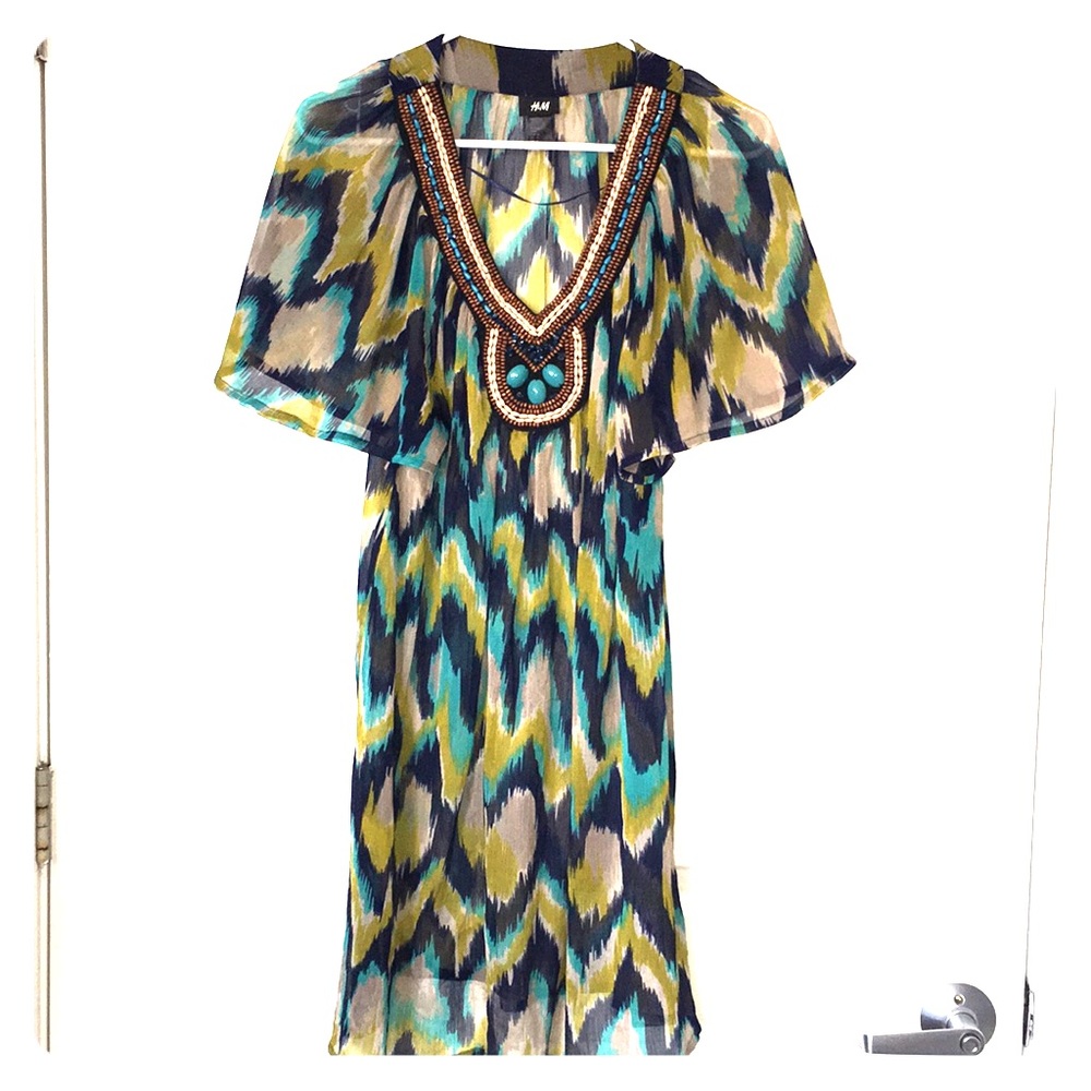 Boho chic sheer cover dress